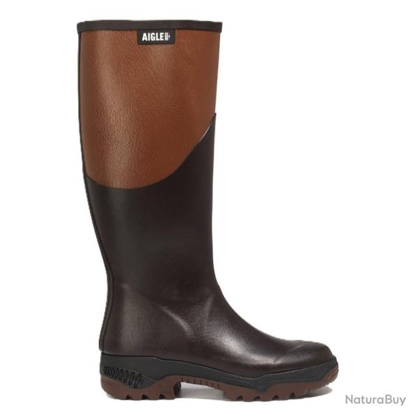 Bottes Aigle Parcours 2 Brun Femme Caoutchouc Rsistant Confort et tanchit Pour Randonne et Chas