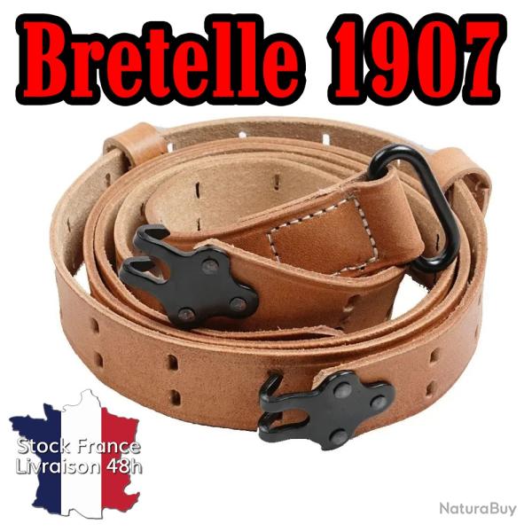 Bretelle 1907 - Marron noir - Stock France