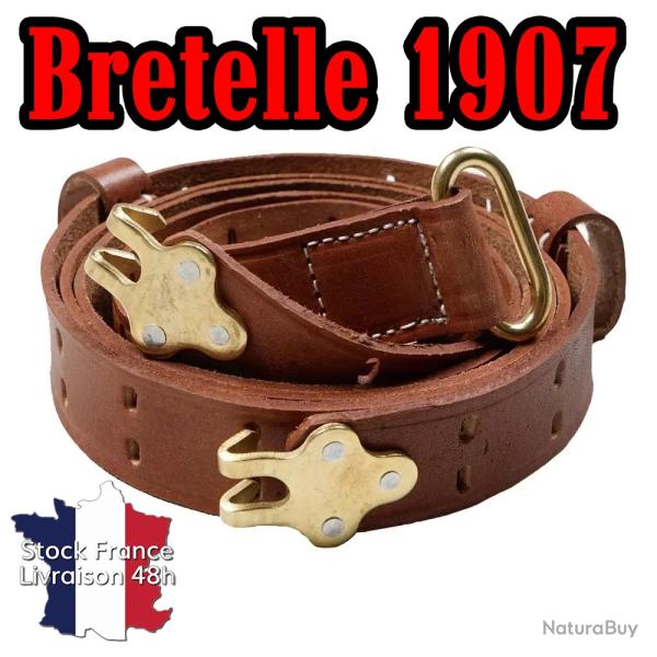 Bretelle 1907 - Marron dor� - Stock France