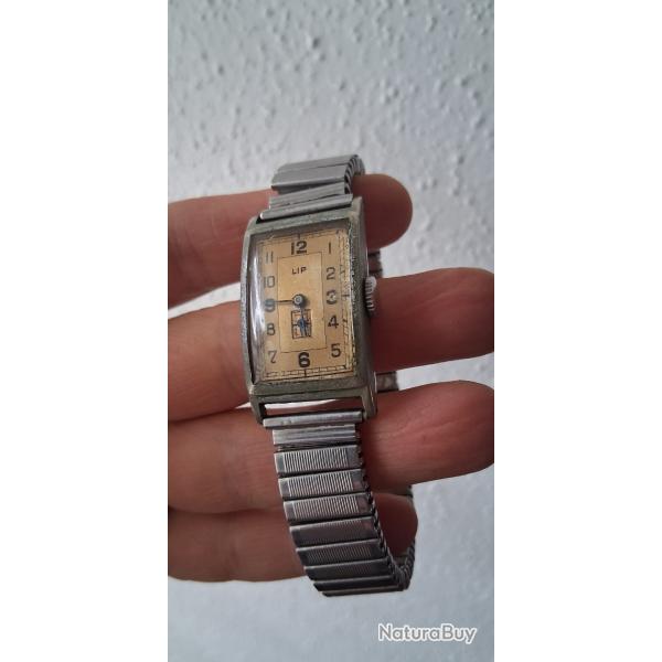 LIP CHURCHILL CAL.18 MONTRE M�CANIQUE VINTAGE FABRIQU�E EN FRANCE ANN�ES 40s
