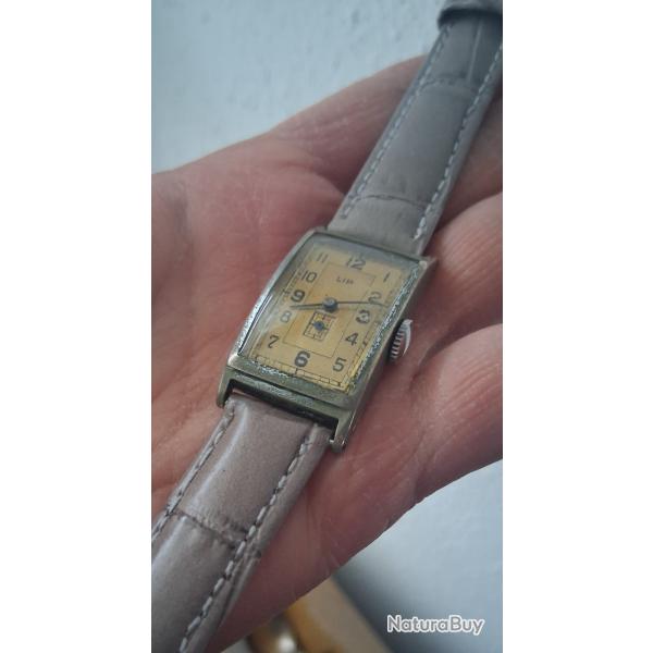 LIP CHURCHILL CAL.18 MONTRE M�CANIQUE VINTAGE FABRIQU�E EN FRANCE ANN�ES 40s