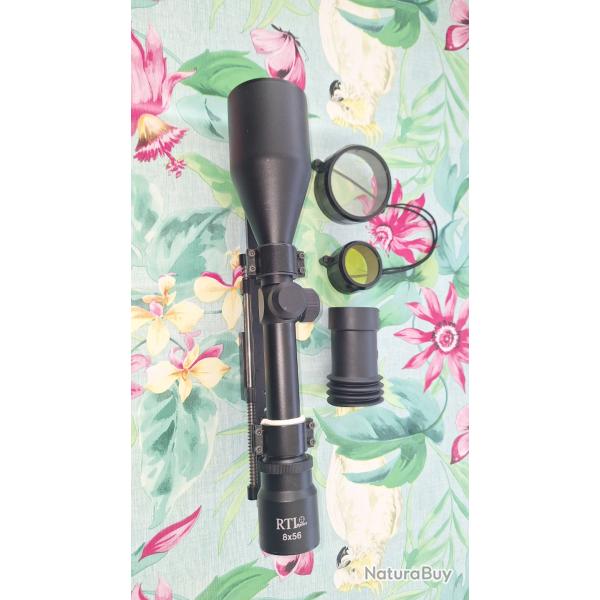 Lunette hutte RTI 8x56