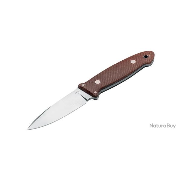 Boker Couteau Cub Pro - Lame 95mm - Manche Cuivre - Anneau pour dragonne