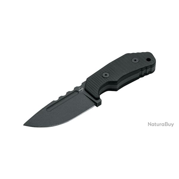 Boker Couteau Little Dvalin Black - Lame 80mm - Manche G10 - Etui de type Kydex