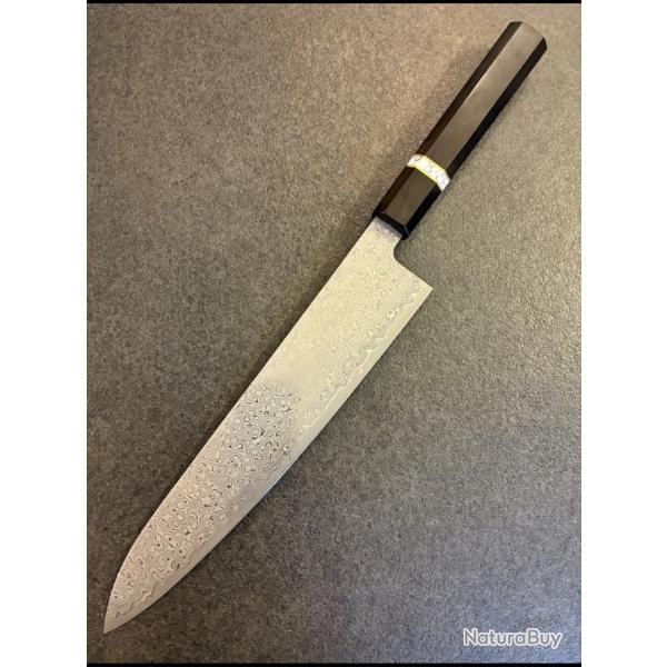 Couteau Gyuto damas VG10 neuf