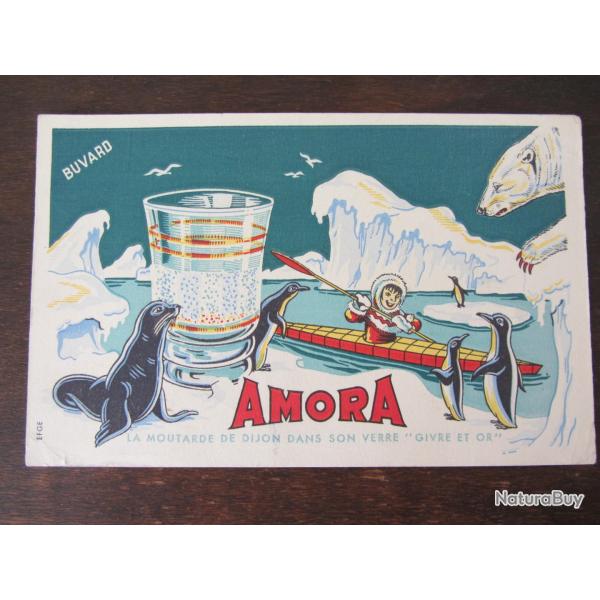 Buvard publicitaire Amora 1950-1960