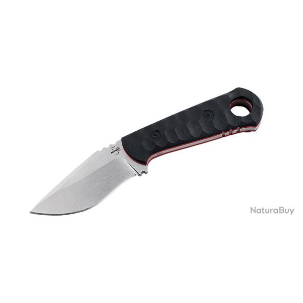 Boker Couteau Mikri - Lame 79mm - Manche G10 - Trou pour dragonne - Etui Kydex