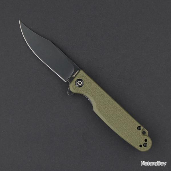 Couteau Daggerr Leprechaun Lame Acier 8Cr14MoV Blk Manche FRN OD Green Linerlock DGRLPMOLBW
