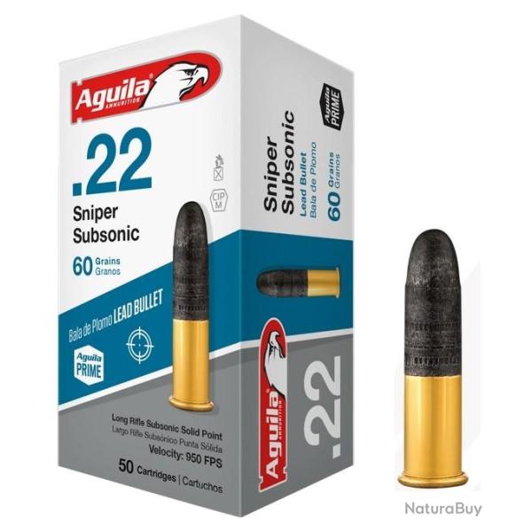 AGUILA 22lr Sniper Subsonic 60 Gr