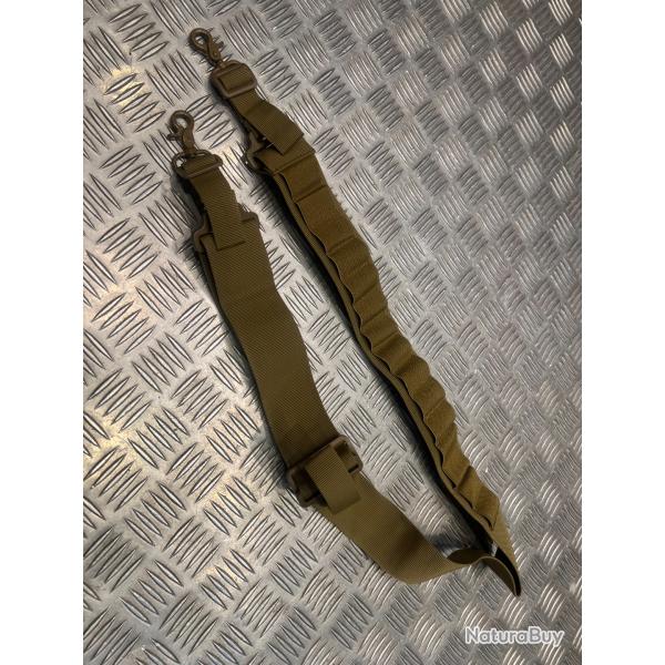 Bandouli�re deux points sangle ajustable coyote porte cartouches de 15 munitions