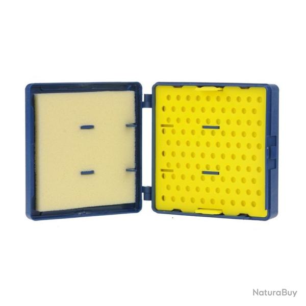 BOITE DE RANGEMENT PLASTIQUE POUR 100 PLOMBS 4.5MM