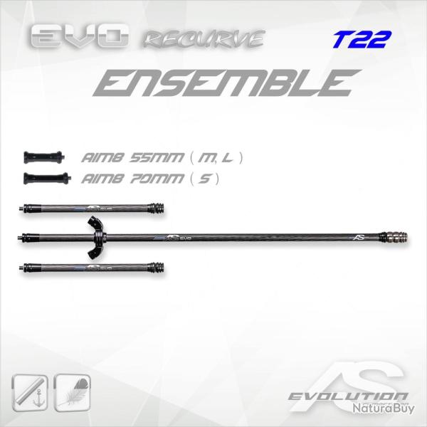Stabilisation Complete Arc Systeme EVO 15 - 75-25 (29.5-10") / Recurve