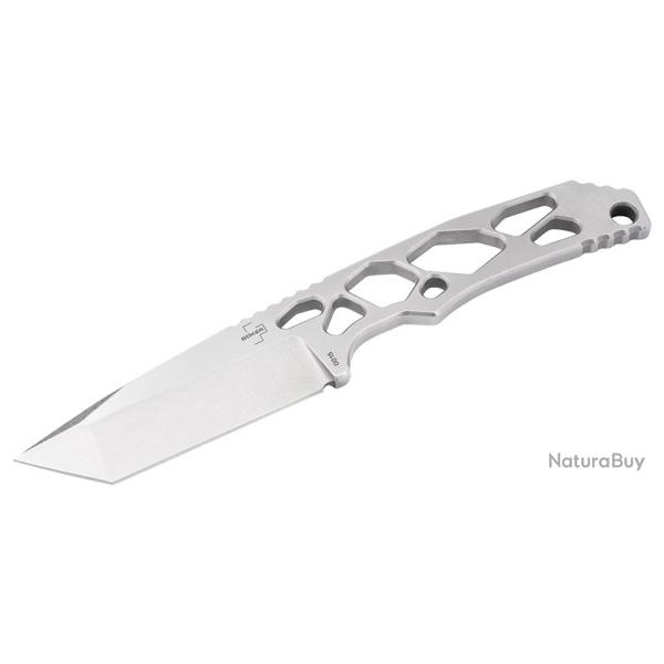 Boker Couteau Superlight Tanto - Lame 73mm - Manche Acier - Etui Kydex