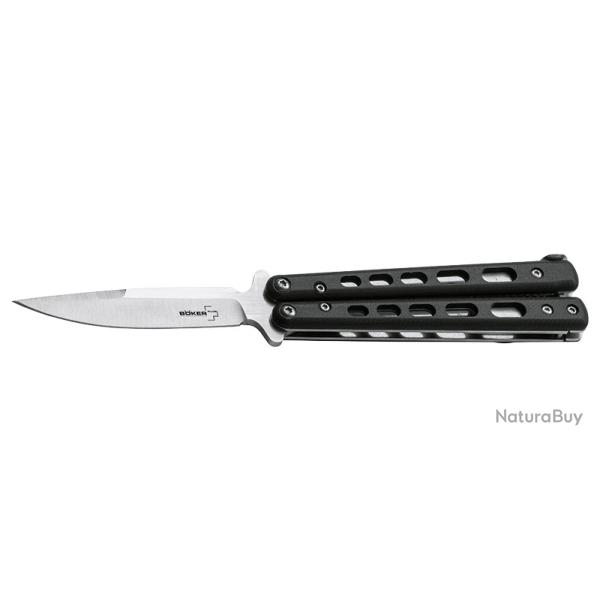 Boker Couteau Balisong G10 Small - Lame 82mm - Manche G10 - Clip