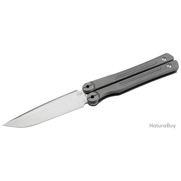 Boker Couteau Faction - Lame 95mm - Manche Titane - Clip