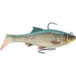 Leurre souple SAVAGE GEAR 3D Roach RTF FS 15cm Green silver