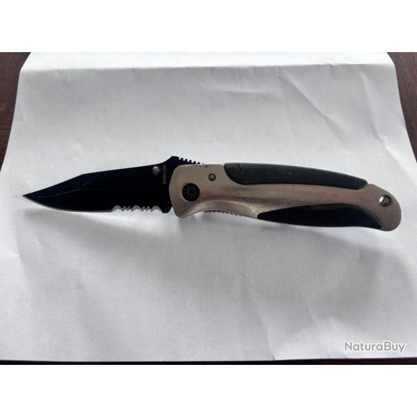 couteaux pliant stainless noir