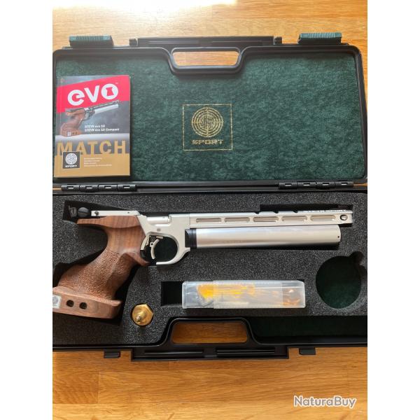 Pistolet STEYR EVO 10 silver Droite taille L