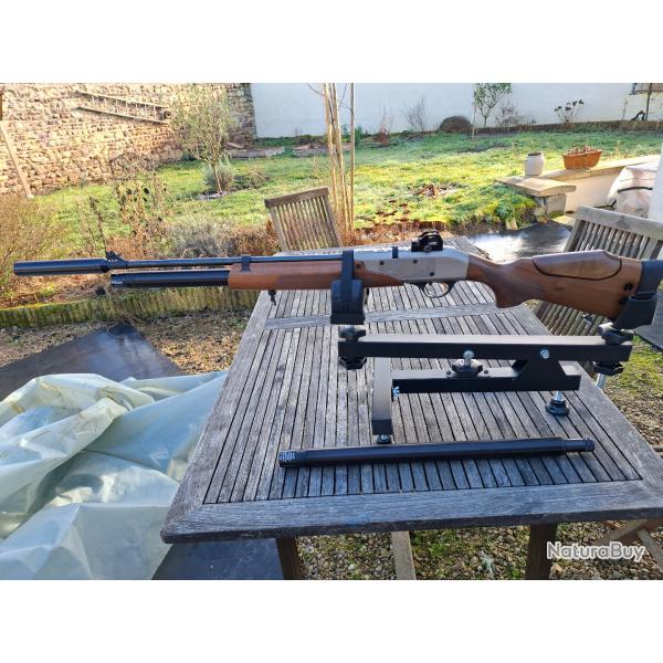 Lot PCP Hatsan Galatian II cal 4.5 + Accessoires + Valise