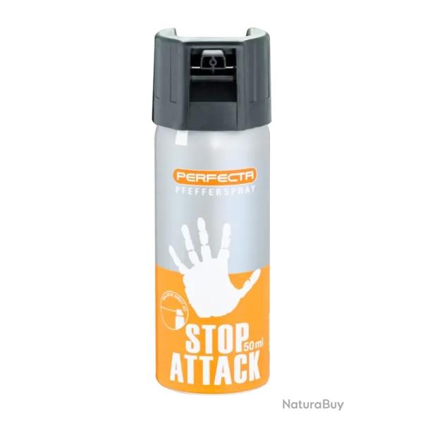Bombe anti-agression Perfecta STOP ATTACK GEL OC POIVRE 50 ML