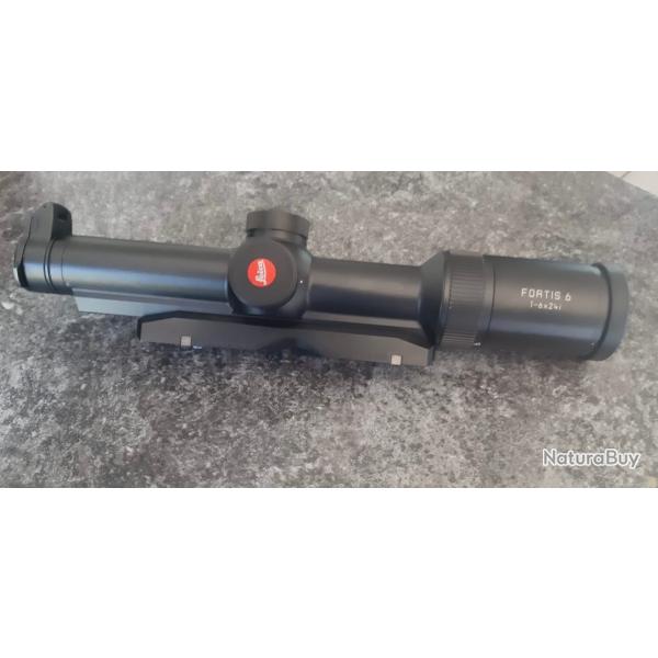 Lunette de battue Leica Fortis 6 1-6x24i � rail avec montage Nomad
