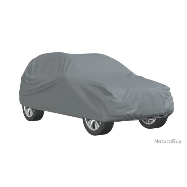 Housse de voiture SUV compl�te gris M tissu non tiss� protection v�hicule pratique durable