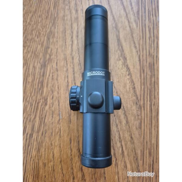 Point rouge Microdot BED4Diam�tre du corps 30mm.R�ticule 3 MoA