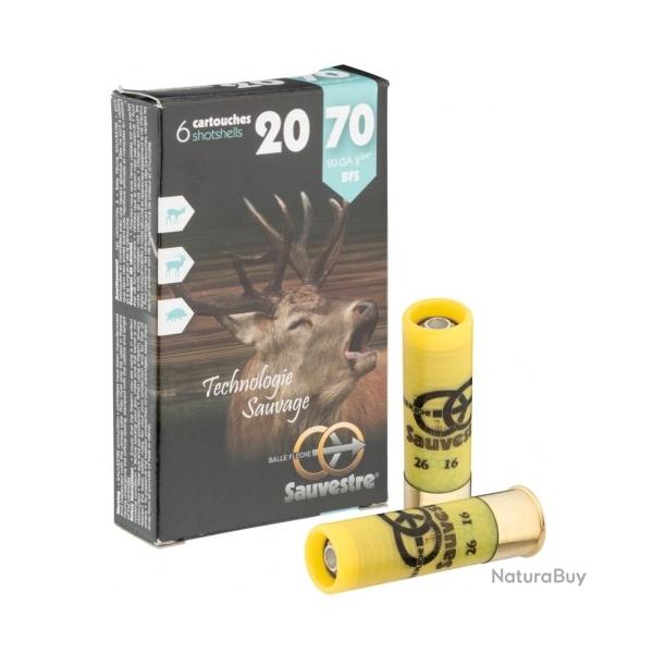 Munitions SAUVESTRE balle fl�che cal. 20/70 22.5gr par 6