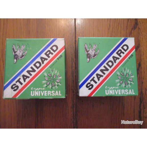 lot de 2 boites de cartouches FOB  STANDARD