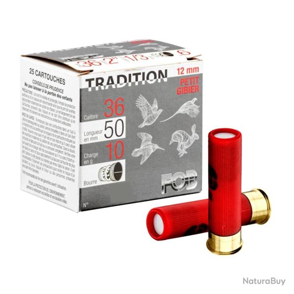 FOB TRADITION 12mm BG PB4 X25