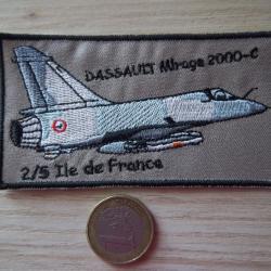 &eacute;cusson Dassault mirage 2000 escadron de chasse 2/5 &Icirc;le-de-France