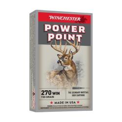 WINCHESTER cal.270 Win Power Point 150 grains - 9.7 grammes x20