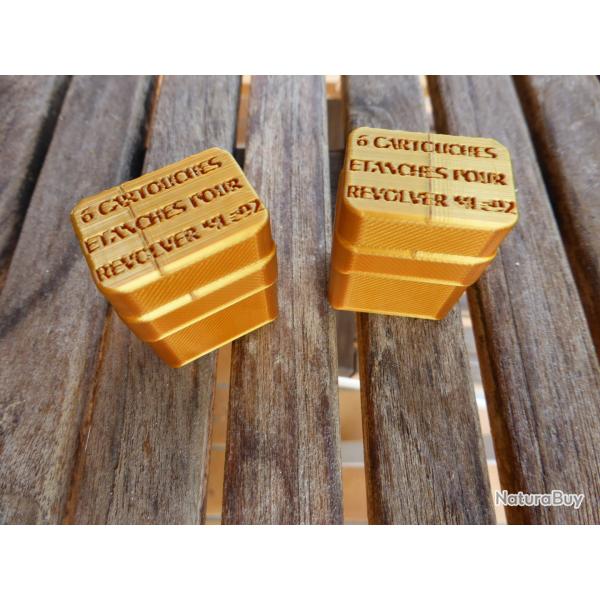 Reproduction de boite �tanche pour cartouches de R�volver d'ordonnance 1892 Fran�ais 14-18