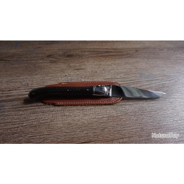 Laguiole Nature en corne noire de Fontenille-Pataud