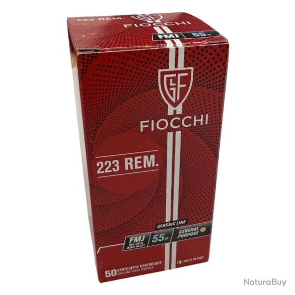 .223. rem FMJ 55grs x50 (Calibre: .223 Rem.)
