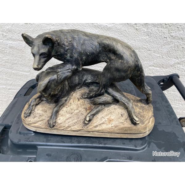 Sujet en fa�ence superbe