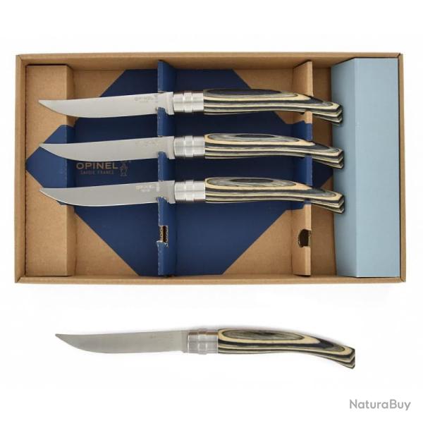 Opinel 4 Chic de table Bois de bouleau lamell