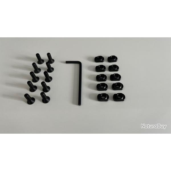 M-LOK / 10 pi�ces / vis et �crou