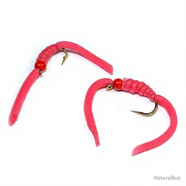 Mouche FMF Wiggly Worm rouge 9370 H8