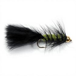 Mouche FMF Wooly bugger gold nugget olive 1607 H10