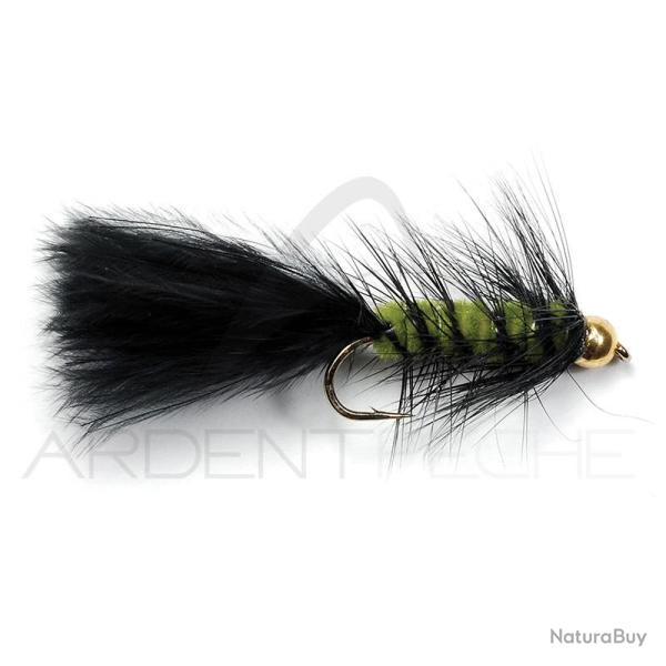 Mouche FMF Wooly bugger gold nugget olive 1607 H10