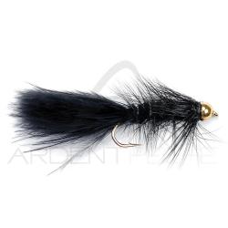 Mouche FMF Wooly bugger gold nugget black 1606 H10