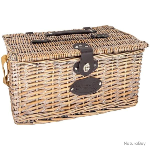 Panier pique-nique vichy rouge - 4 personnes