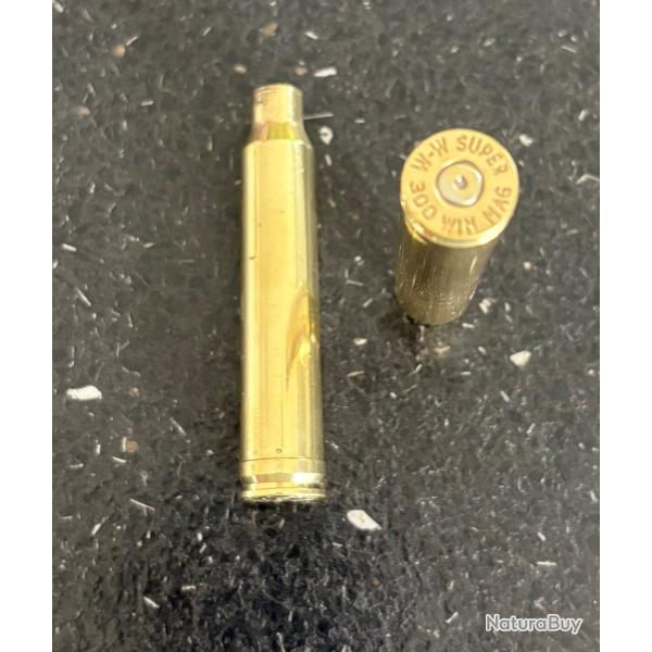 20 douilles 300 winchester magnum, plusieurs marques