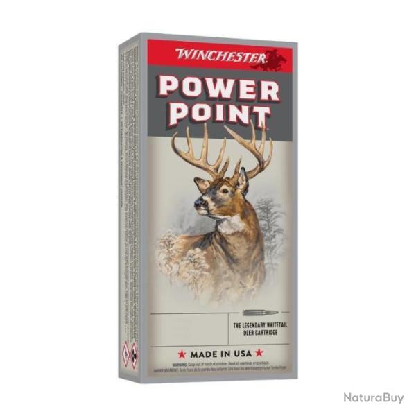 winchester 338wm 338 win mag 200gr power point cartouches munitions bte20