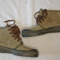 Chaussure de brousse pataugas Wissart pointure 41 guerre Alg&eacute;rie