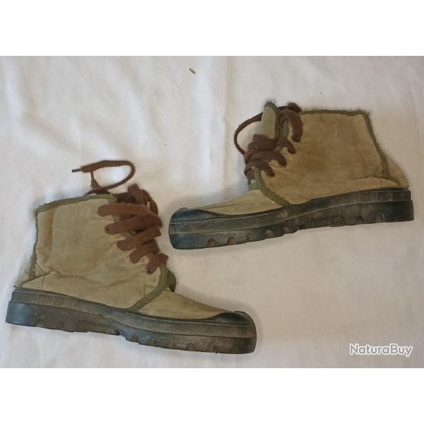 Chaussure de brousse pataugas Wissart pointure 41 guerre Alg�rie