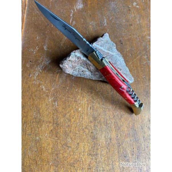 COUTEAU LAGUIOLE BOUGNA TB MANCHE STAMINA FACON ACAJOU   2025