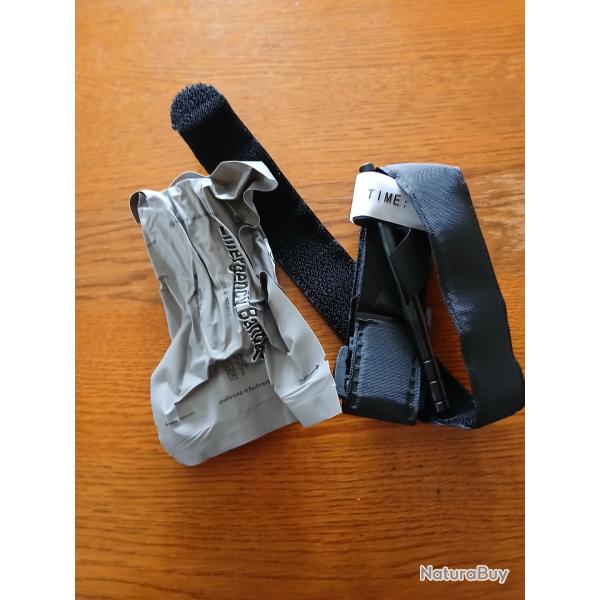 Lot avec Garrot Mod�le Tourniquet et bandage compressif type isra�lien