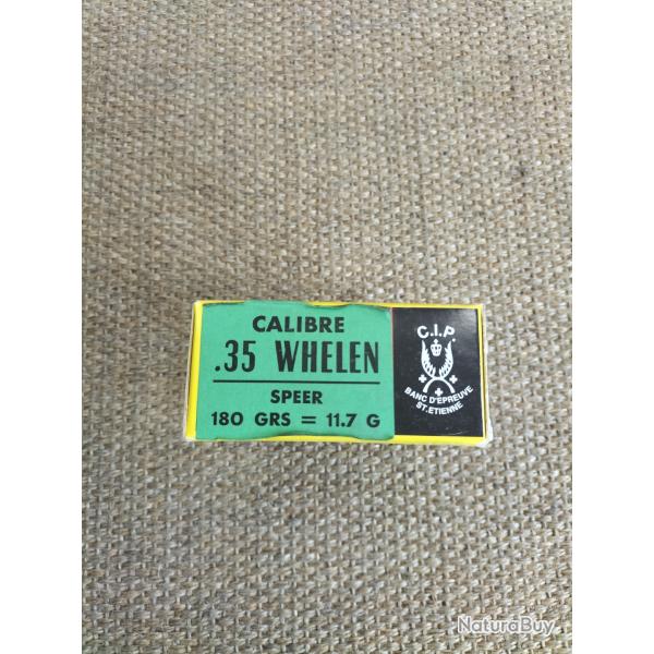Munitions Sologne cal .35 whelen 180 grs -11.7Gr